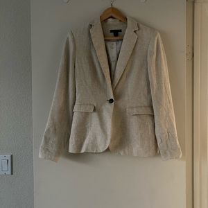 British Khaki Beige Blazer (size Small)